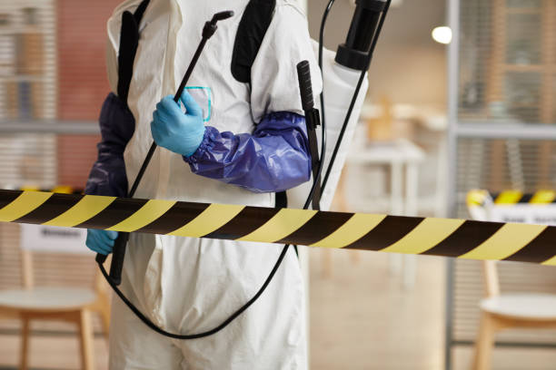 Professional Blood Cleanup technician working in Central City, IL